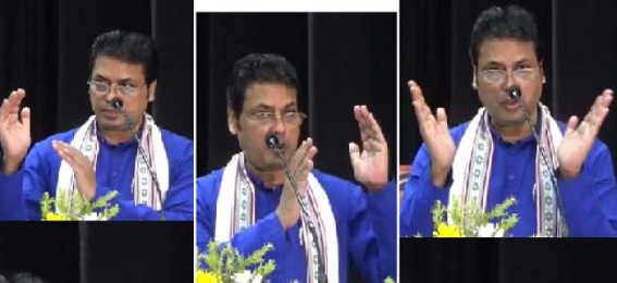 ‘Tripura is Changing ! Youths no more run for Govt Jobs', Says CM Biplab Deb citing a Mechanical Engineer passed out youth ‘Tripura is Changing ! Youths no more run for Govt Jobs', Says CM Biplab Deb citing a Mechanical Engineer passed out youth